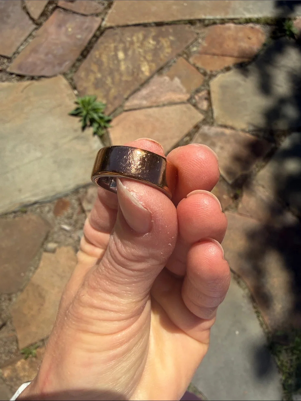 Oura gen 4 rose gold size 7